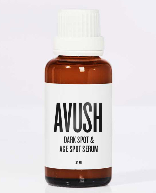 Avush Serum gegen Pigment- und Altersflecken, 30-ml-Braunglasflasche