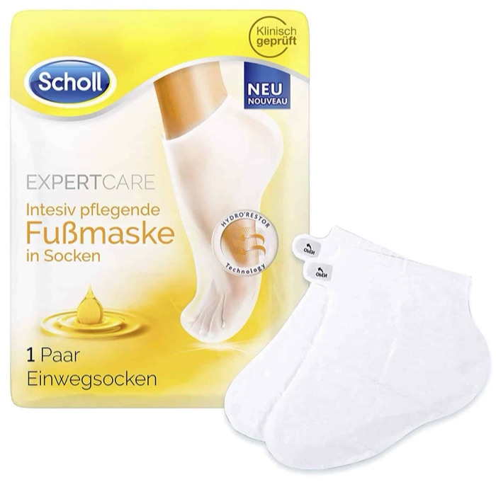Scholl Velvet Smooth intensivt vårdande fotmask