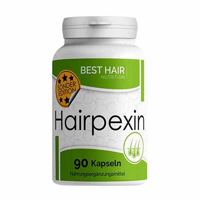 Tub of Hairpexin capsules