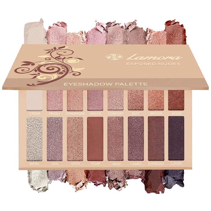 Lamora Lidschatten-Palette Nudetöne