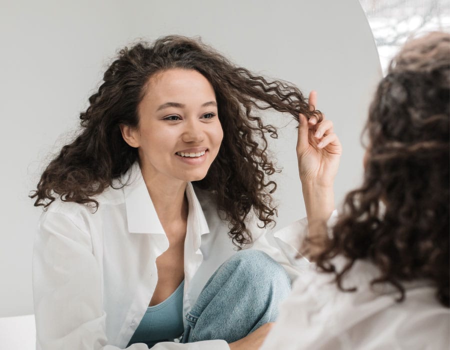 カーリーヘア用製品