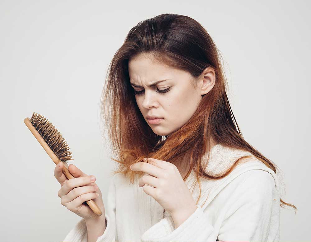 Stress da perdita di capelli